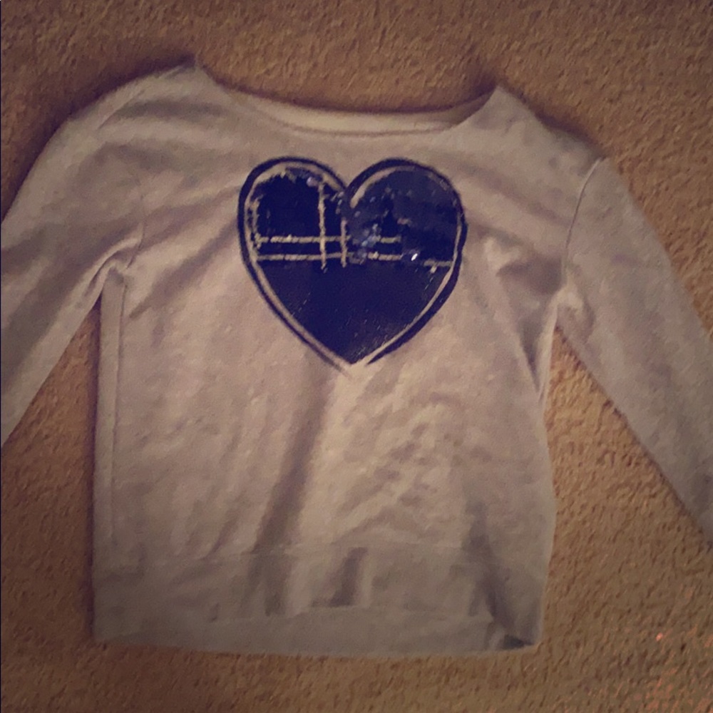 Justice-Girls flip sequin Boatneck top